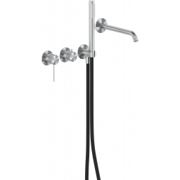 KFA Armatura Moza 316L zestaw wannowo-prysznicowy podtynkowy stal inox 5049-410-22