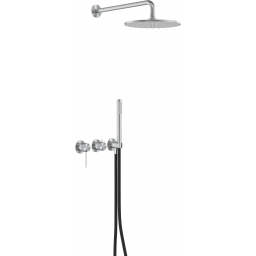 KFA Armatura Moza 316L zestaw prysznicowy podtynkowy z deszczownicą stal inox 5049-510-22