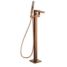 KFA Armatura Logon Brushed Rose Gold bateria wannowo-prysznicowa wolnostojąca miedź szczotkowana 5135-510-34