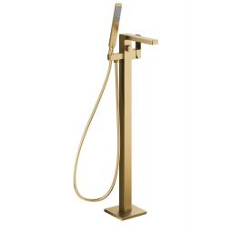 KFA Armatura Logon Brushed Light Gold bateria wannowo-prysznicowa wolnostojąca złoty szczotkowany 5135-510-39