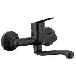 KFA Armatura Sparc bateria umywalkowa ścienna czarna 5410-810-81