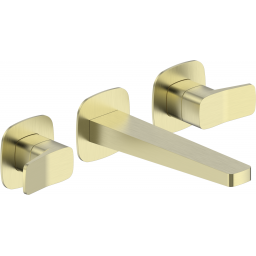 KFA Armatura Malaga Brushed Light Gold bateria umywalkowa podtynkowa złota szczotkowana 4529-821-31