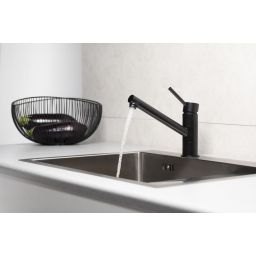 KFA Armatura Andra bateria kuchenna stojąca czarny mat 6533-915-81