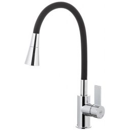 KFA Armatura Rumba bateria kuchenna stojąca chrom-czarna 6553-925-00