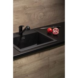 KFA Armatura Indira bateria kuchenna stojąca czarny mat 6613-110-81