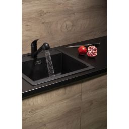 KFA Armatura Indira bateria kuchenna stojąca czarny mat 6613-110-81