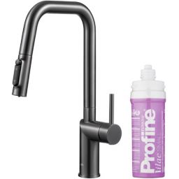 KFA Armatura Duero Pure Style bateria kuchenna z filtrem stojąca gun metal 6623-312-61