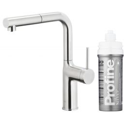 KFA Armatura Duero Pure Move Inox bateria kuchenna z filtrem Profine Silver S stal 6623-424-22