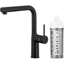 KFA Armatura Duero Pure Move Black bateria kuchenna z filtrem Profine Silver S czarna 6623-424-81