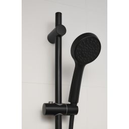 KFA Armatura Sparc zestaw prysznicowy ścienny czarny 841-371-81