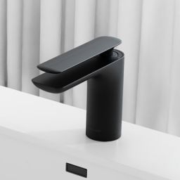 Kohlman Experience Black bateria umywalkowa stojąca czarny mat QB100EB