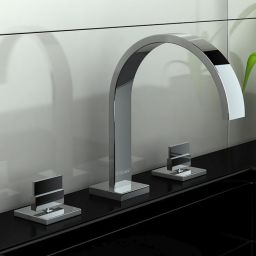 Kohlman Axis bateria umywalkowa stojąca 3-otworowa chrom QB202N