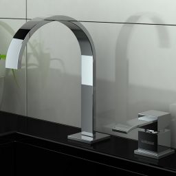 Kohlman Axis bateria umywalkowa stojąca 2-otworowa chrom QB205N