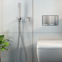 Kohlman Excelent bateria bidetowa podtynkowa chrom QW135H