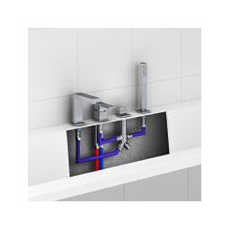 Kohlman Nexen bateria wannowo-prysznicowa 4-otworowa chrom QB240U