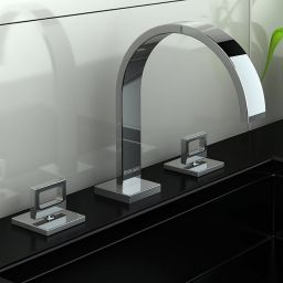 Kohlman Nexen-S bateria umywalkowa stojąca chrom SQB202U