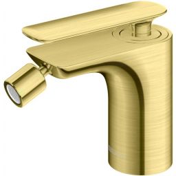 Kohlman Experience Brushed Gold bateria bidetowa stojąca złoty szczotkowany QB130EGDB