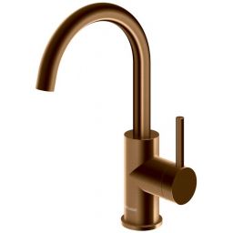 Kohlman Axel Brushed Copper bateria umywalkowa stojąca miedź szczotkowana QB150ABC