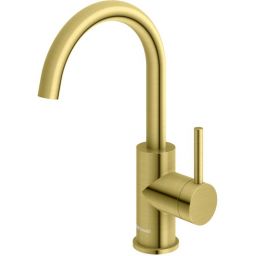 Kohlman Axel bateria umywalkowa stojąca złota szczotkowany QB150AGDB