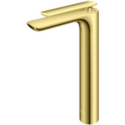 Kohlman Experience Gold bateria umywalkowa stojąca wysoka złoty połysk QB170EGD