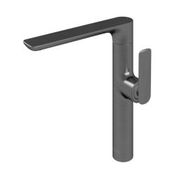 Kohlman Experience Gray bateria umywalkowa stojąca szczotkowany grafit QB175EG