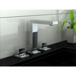 Kohlman Excelent bateria umywalkowa stojąca 3-otworowa chrom QB200H