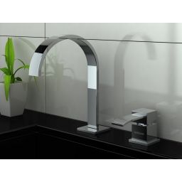 Kohlman Axis bateria umywalkowa stojąca 2-otworowa chrom QB205N