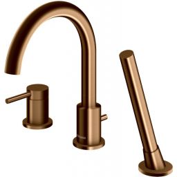 Kohlman Axel Brushed Copper bateria wannowo-prysznicowa nawannowa miedź szczotkowana QB241ABC