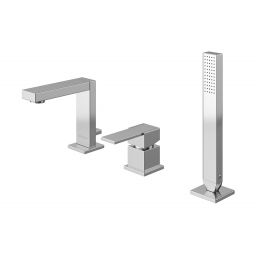 Kohlman Excelent bateria wannowo-prysznicowa 3-otworowa chrom QB241H