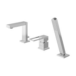 Kohlman Nexen bateria wannowo-prysznicowa 3-otworowa chrom QB241U