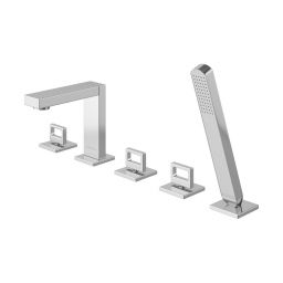 Kohlman Nexen bateria wannowo-prysznicowa 5-otworowa chrom QB242U