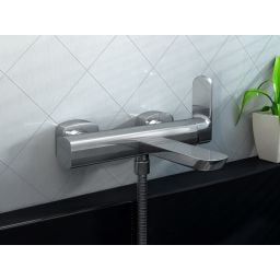 Kohlman Foxal bateria wannowo-prysznicowa ścienna chrom QW110F