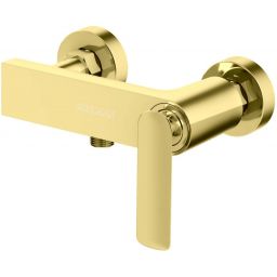 Kohlman Experience Gold bateria prysznicowa ścienna złoty połysk QW120EGD