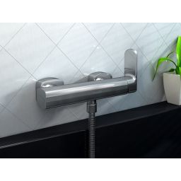 Kohlman Foxal bateria prysznicowa ścienna chrom QW120F