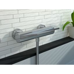 Kohlman Maxima bateria prysznicowa ścienna chrom QW120M