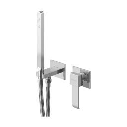 Kohlman Axis bateria bidetowa podtynkowa chrom QW135N