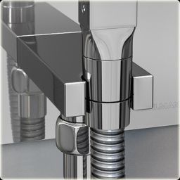 Kohlman Axis bateria bidetowa podtynkowa chrom QW138N