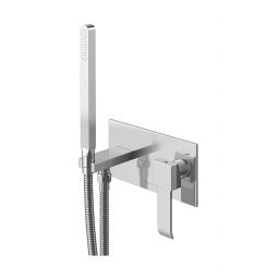 Kohlman Axis bateria bidetowa podtynkowa chrom QW138N