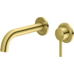 Kohlman Axel bateria umywalkowa podtynkowa złoty szczotkowany QW180AGDB