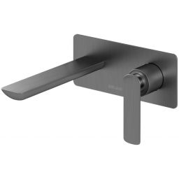 Kohlman Experience Gray bateria umywalkowa podtynkowa szczotkowany grafit QW185EG