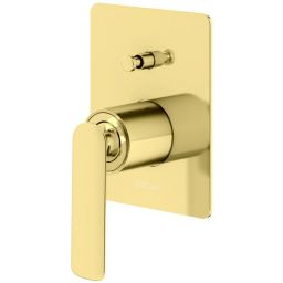 Kohlman Experience Gold bateria wannowo-prysznicowa podtynkowa złoty połysk QW210EGD