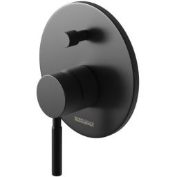 Kohlman Roxin Black bateria wannowo-prysznicowa podtynkowa czarny mat QW210RB
