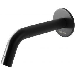 Kohlman Roxin Black wylewka do baterii 19 cm czarny mat QW230RB