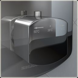 Kohlman Foxal bateria wannowo-prysznicowa podtynkowa termostatyczna chrom QW432F