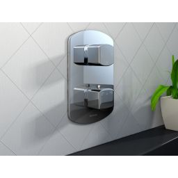 Kohlman Foxal bateria wannowo-prysznicowa podtynkowa termostatyczna chrom QW433F