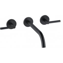 Kludi Nova Fonte Puristic bateria umywalkowa podtynkowa czarny mat 201463915