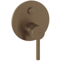 Kludi Nova Fonte Puristic bateria wannowo-prysznicowa podtynkowa brązowy szczotkowany 20759N115