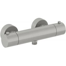 Kludi Objekta bateria prysznicowa ścienna termostatyczna nikiel szczotkowany 35200N538