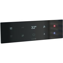 Kludi Touchtronic bateria wannowo-prysznicowa podtynkowa termostatyczna czarna 38310G1-00