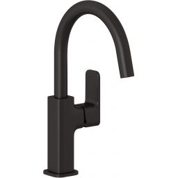 Kludi Renon bateria umywalkowa stojąca czarny szczotkowany 42028N275